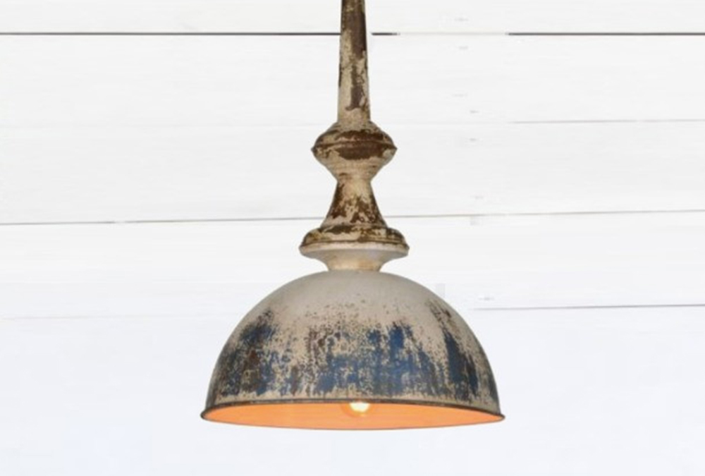 rustic hanging lamp