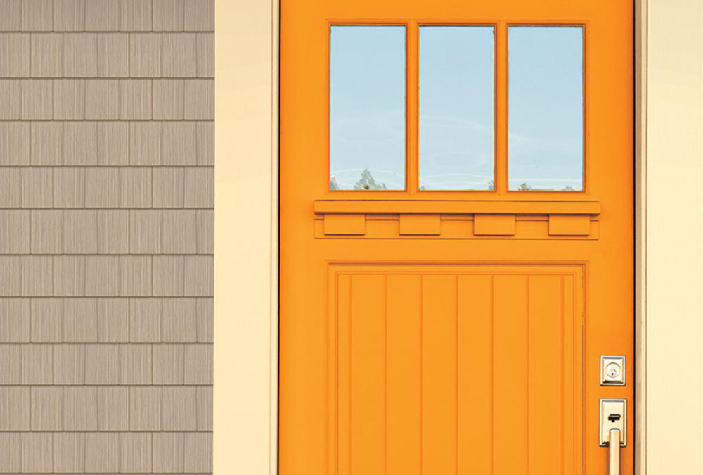 Front Door Bright Orange