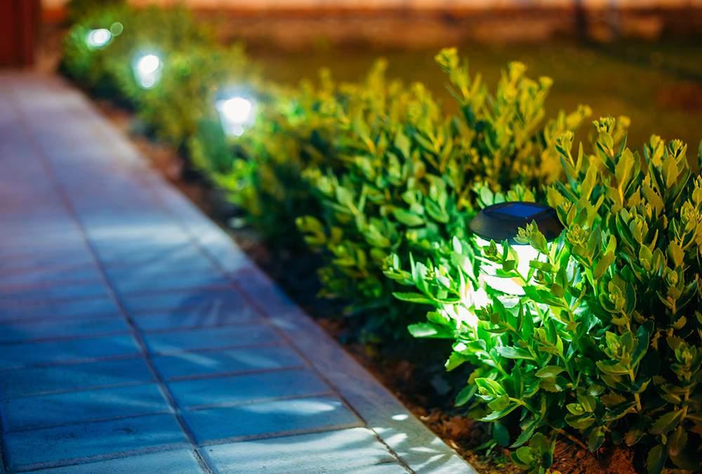 Solar Lit Walkway