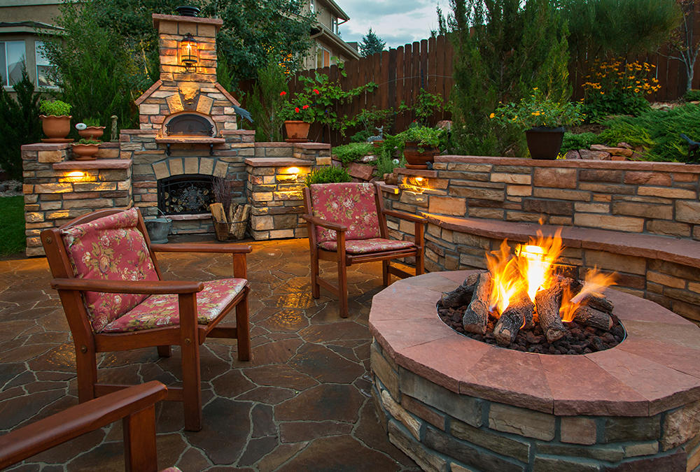 How To Add Exterior Warmth With A Fire Pit.