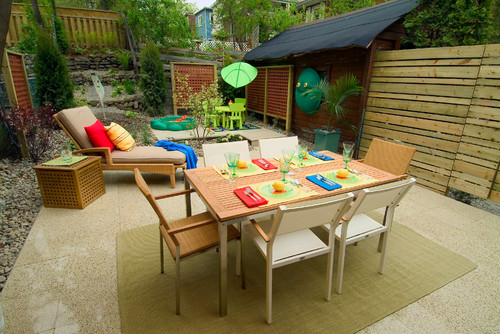 Colorful Outdoor Table