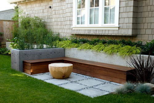 Grass and Garden Seating