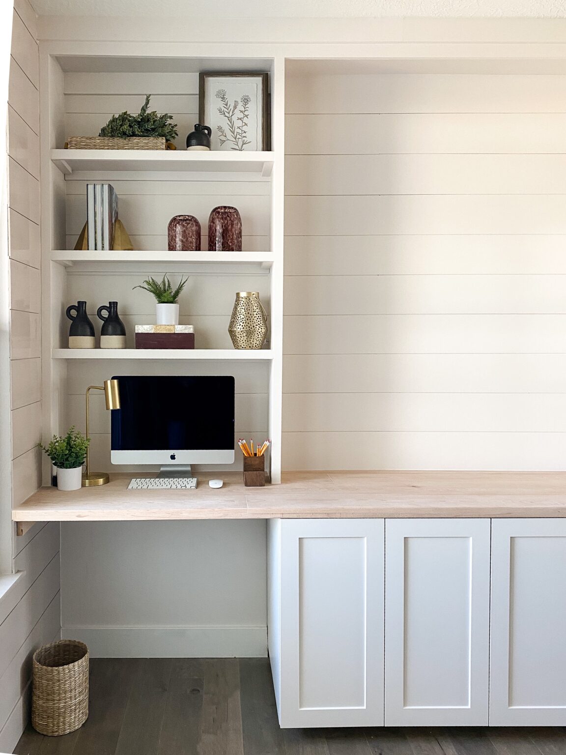 Office Builtin Bookcase | Honey Built Home