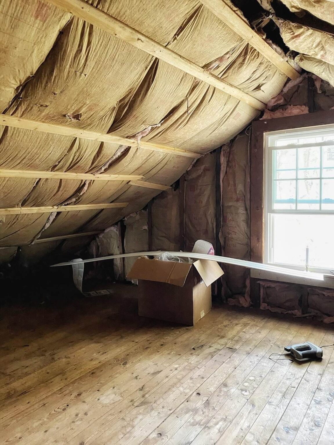 How to Install Vertical Shiplap in an Attic | LiveAbode